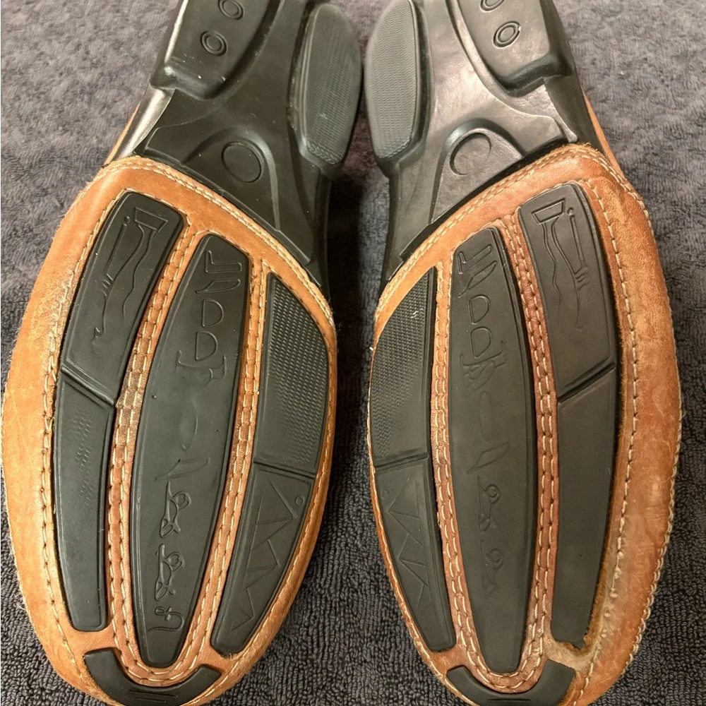 Giorgio Brutini Men's Leather Slip-On Loafers in Light Brown‎ Size 10.5